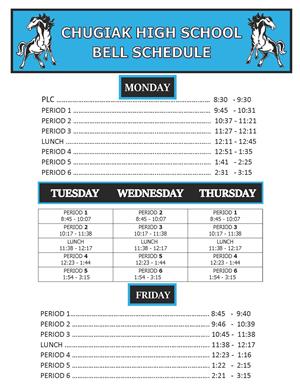 CHS Bell Schedule